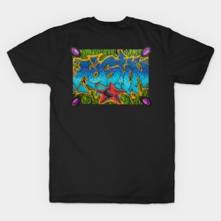 Graffiti Style AUSTIN Piece T-Shirt